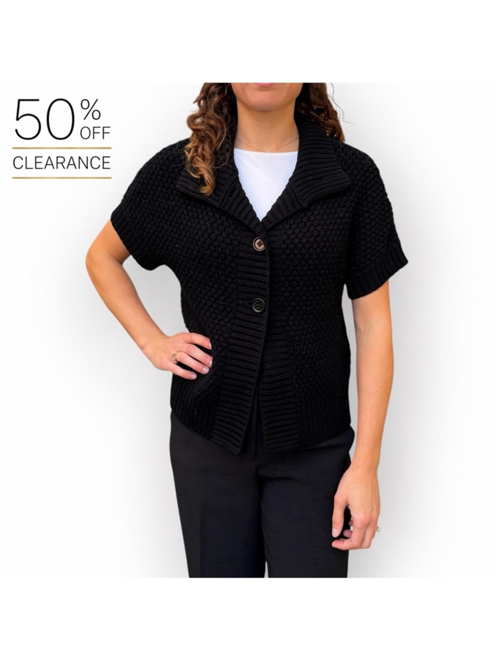 Banana Republic Black Knit Sweater